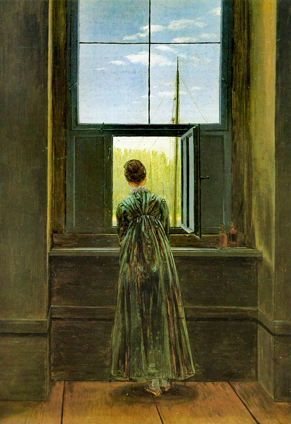 Caspar David Friedrich, Kvinna vid fönstret (1822)